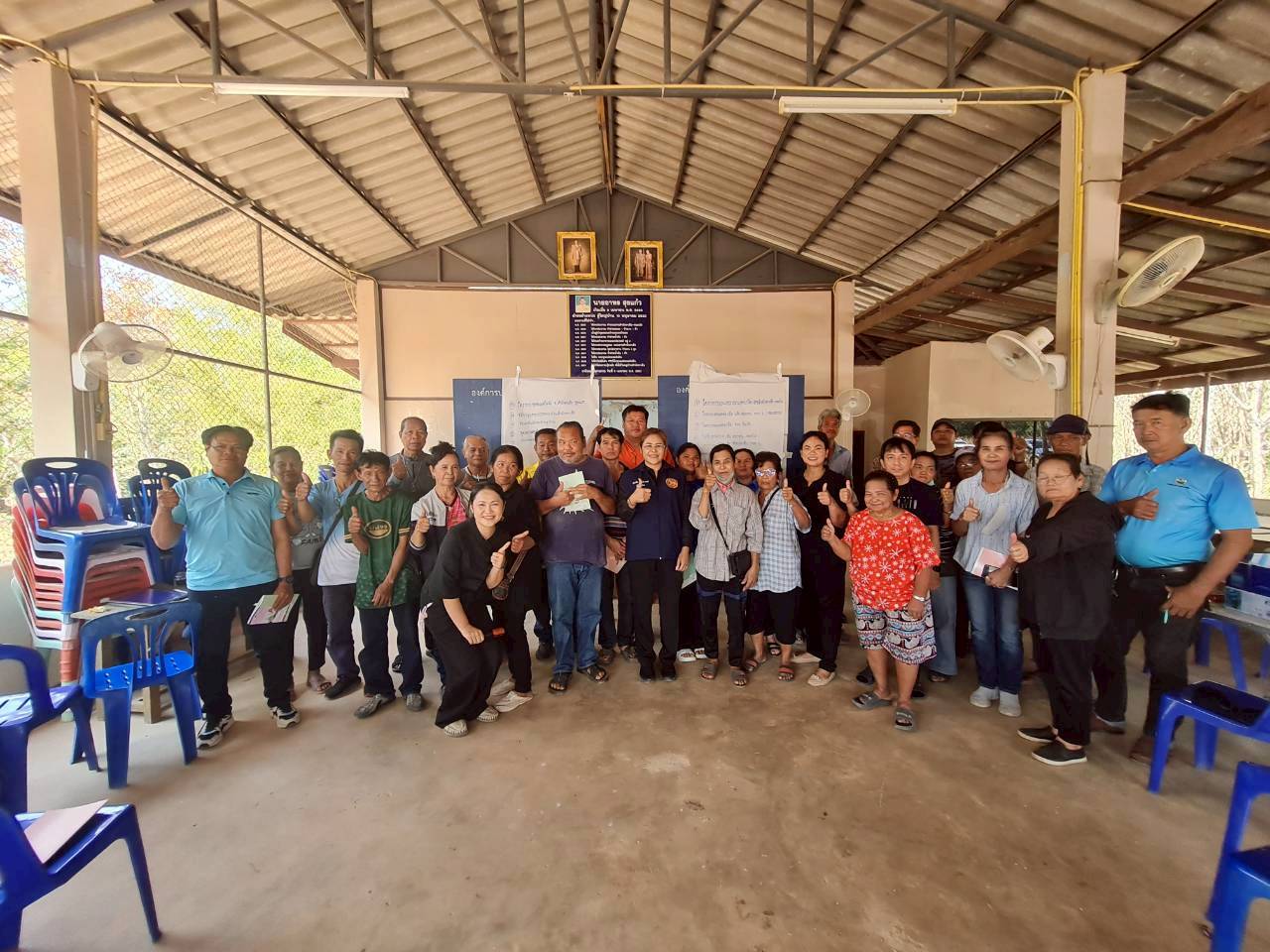 โครงการทบทวน กำหนดทิศทาง และปรับแผนการพัฒนาหมู่บ้าน